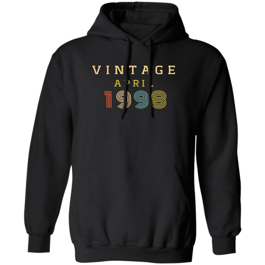 Birthday Gift Vintage 1998 April Pullover Hoodie