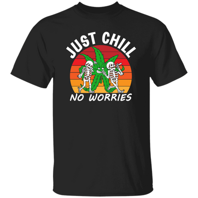 Skeleton Lover Just Chill No Worries Retro Gift Love Horror Gift