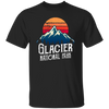 Retro Glacier National Park Montana Mountain