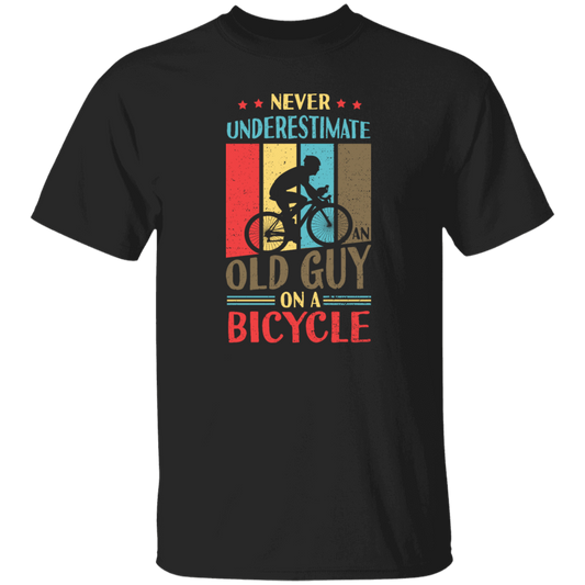 Never Underestimate An Old Guy On A Bicycle Retro Bicycle