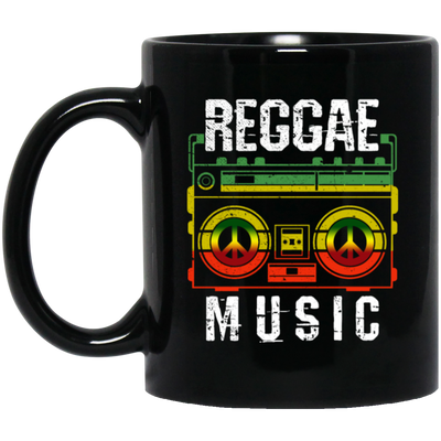 Reggae Music - Peace One Love Rasta Jamaican Flag