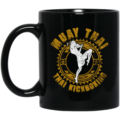 Muay Thai lover, Kickboxing Love Gift, Best Of Martial Art Black Mug