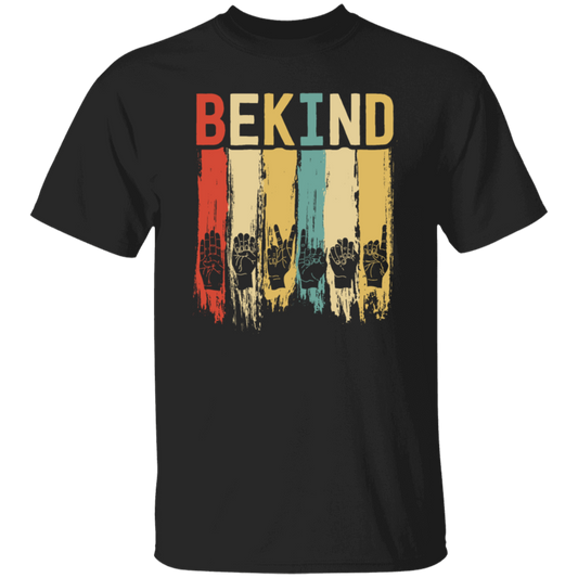 Retro Be Kind Sign Language, For Men Deaf