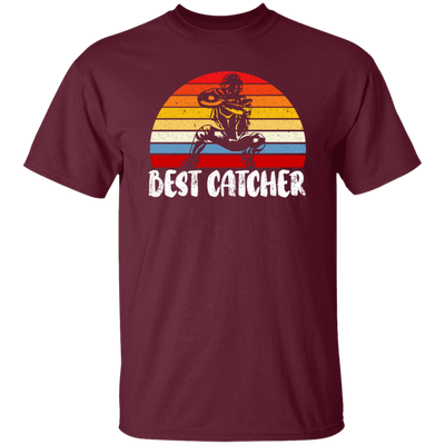 Baseball Catcher, Catcher Gift, Retro Catcher Gift, Love Retro Baseball, Catcher Vintage Unisex T-Shirt