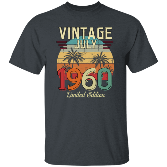 Vintage July 1960, Limited Edition 1960, Best Of 1960 Unisex T-Shirt