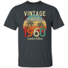 Vintage July 1960, Limited Edition 1960, Best Of 1960 Unisex T-Shirt