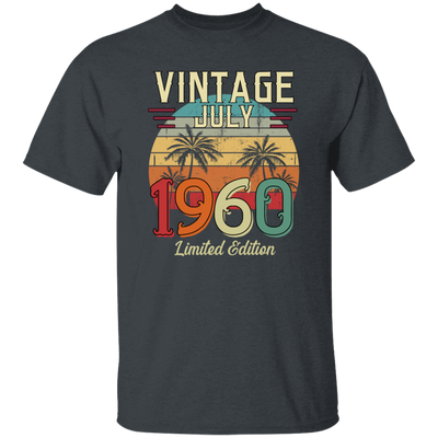 Vintage July 1960, Limited Edition 1960, Best Of 1960 Unisex T-Shirt