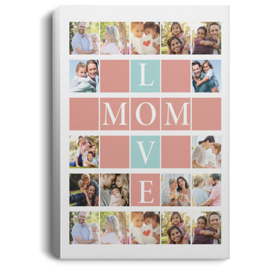 Best Mother's Day Love Canvas Gift, Custom Photos Lover CB99 Canvas