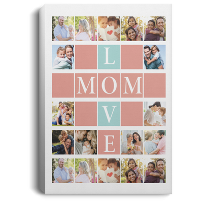 Best Mother's Day Love Canvas Gift, Custom Photos Lover CB99 Canvas