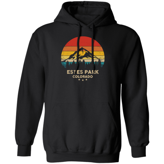 Estes Park Lover, Colorado Gift, Retro Park Gift, Mountain Lover Gift Pullover Hoodie