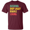 Retro Husband Baby Daddy Karate Legend Dad Unisex T-Shirt