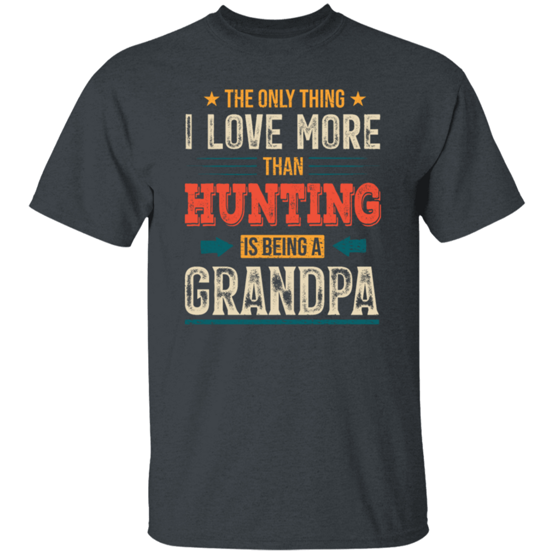 Hunting Being A Grandpa, Retro Grandpa Gift