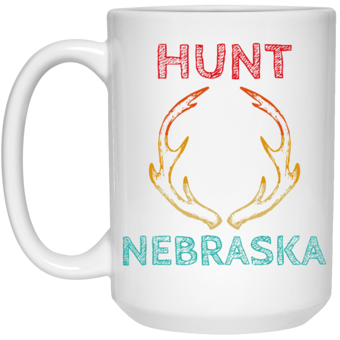 Deer Hunting Gear For Hunting Hunt Nebraska White Mug