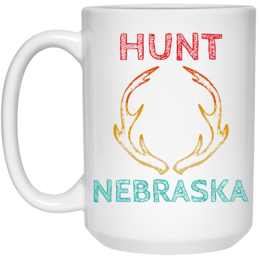 Deer Hunting Gear For Hunting Hunt Nebraska White Mug