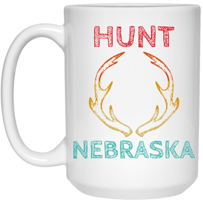 Deer Hunting Gear For Hunting Hunt Nebraska White Mug