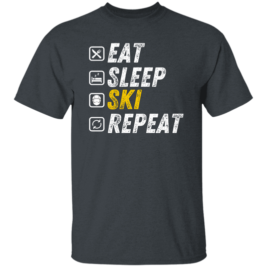 Eat Sleep Ski - Funny Alpine Skiing Gift