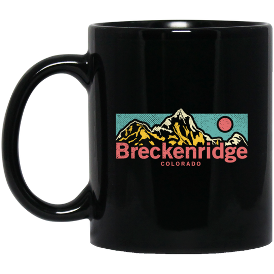 Retro Breckenridge Colorado Outdoors Adventure Mountain