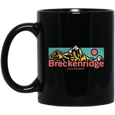 Retro Breckenridge Colorado Outdoors Adventure Mountain