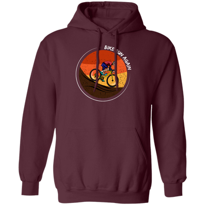 Love To Biking, Best Bike Lover Gift, Retro Biker Love Gift, Ride A Bike Pullover Hoodie