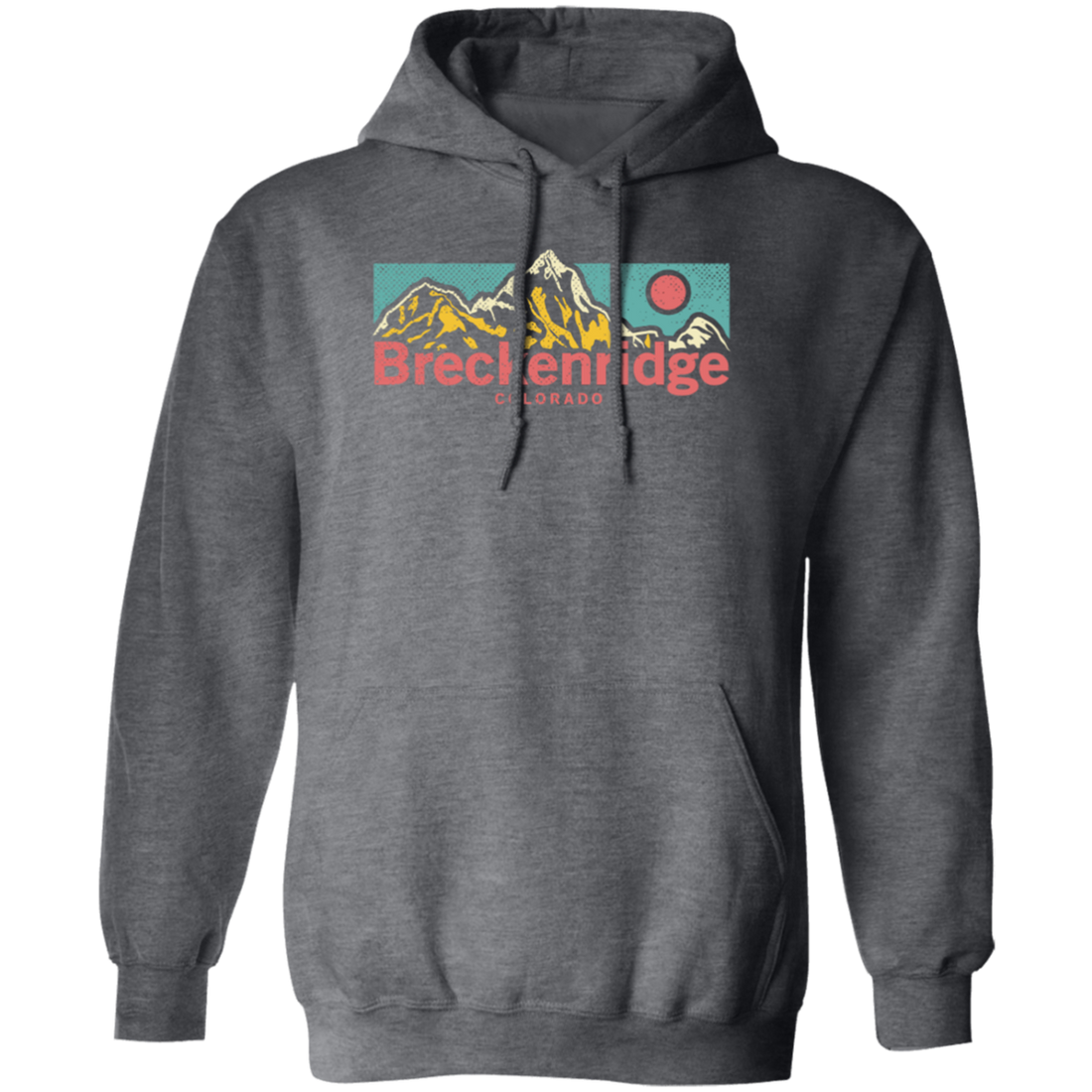 Retro Breckenridge Colorado Outdoors Adventure Mountain