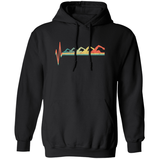 Design For Beach Lover Evolution Swimmer Summer Time Pullover Hoodie