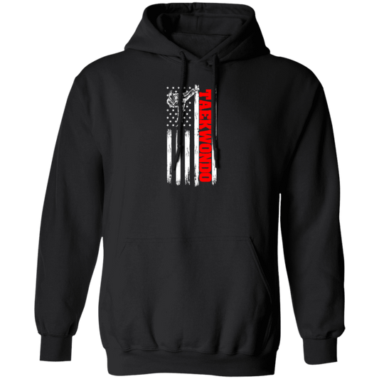 American Taekwondo, American Flag, Love Taekwondo In American, Best Sport In US Pullover Hoodie