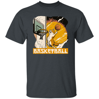 Basketball Cat Lover Cartoon Cat Love Sport