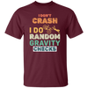 Retro Gravity Checks Cycopath Funny Cycling Pun Vintage