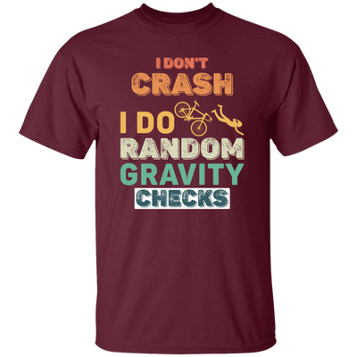 Retro Gravity Checks Cycopath Funny Cycling Pun Vintage