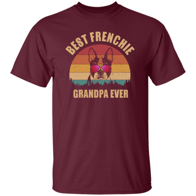 Retro Best Frenchie Grandpa Ever, Bulldog Lover Unisex T-Shirt