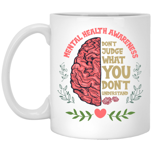 Stigma Matters Mental Illness Gift Mental Health White Mug