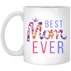 Galaxy Mom, Love Mother Gift, Best Mom Ever, Love My Mom, Mom's Gift White Mug