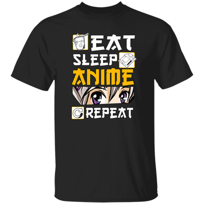 Eat Sleep Anime Repeat Anime Girl Otaku Gift Anime