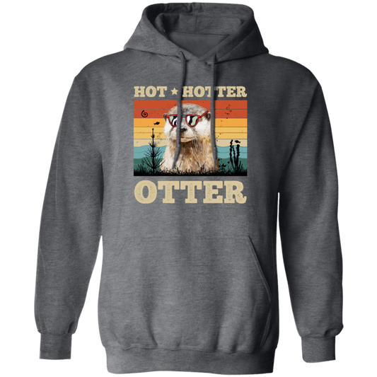 Hot Love Gift, Hotter Gift Retro, Seal Lover, Vintage Hot Otter