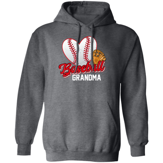 Love Baseball, Love Grandma, Best Baseball Gift For Grandma, Love Sport Pullover Hoodie