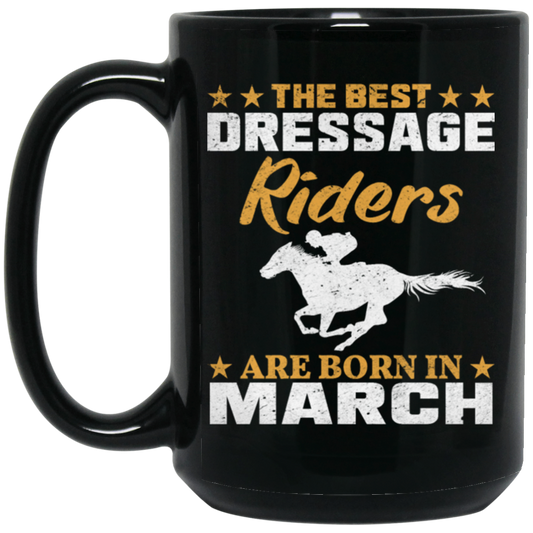 Dressage Rider Birthday March Gift Idea, Vintage Dressage Rider