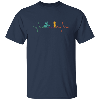 Cycling Heartbeat, Retro Heartbeat Cycling Lover