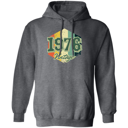 Retro 1976 Birthday Gift, Celebration 1976 Vintage, Born In 1976 Pullover Hoodie