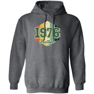 Retro 1976 Birthday Gift, Celebration 1976 Vintage, Born In 1976 Pullover Hoodie