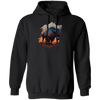 Buffalo Love Gift, Buffalo On A Field, Vintage Style, Cool Buffalo Pullover Hoodie