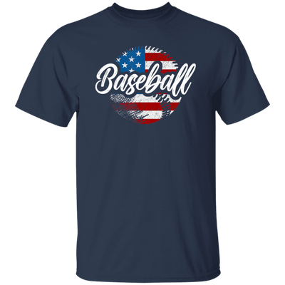 American Baseball, Love Baseball, Love American Football, American Flag In Ball Unisex T-Shirt