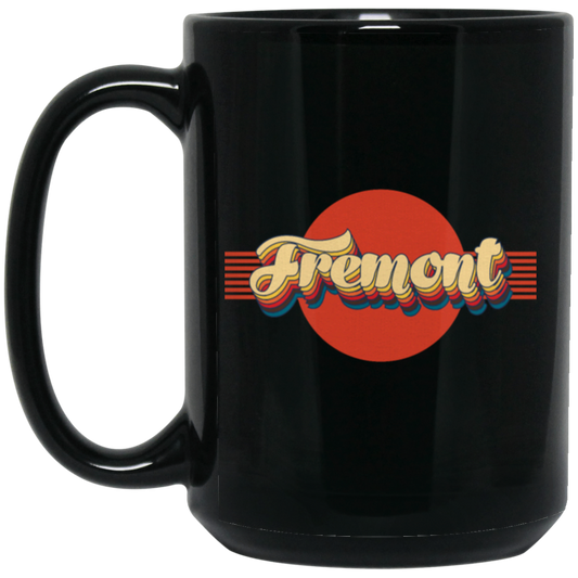 Retro Fremont California Stripes 70s Style Gift