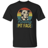 Retro Funny Pit Bull, Pit Face, Dog Lover Gift