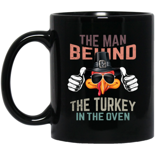 Saying The Man Behind Turkey In Oven Thanksgiving Men Costumes Gift