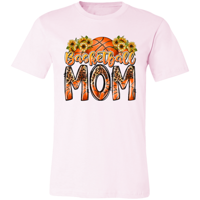 Mom's Gift, Mom Love Basketball, Best Basketball Lover Gift, Best Sport For Mom Unisex Jersey T-Shirt