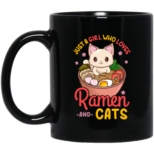 Ramen Lover, Just A Girl Who Loves Ramen And Cats