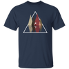 Forest Trees Triangle Deer In The Forest Stag Unisex T-Shirt