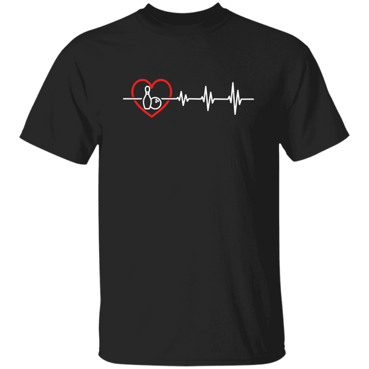 Bowling Lover, Best Bowling, Bowling Heartbeat, Love Play Bowling Together Unisex T-Shirt