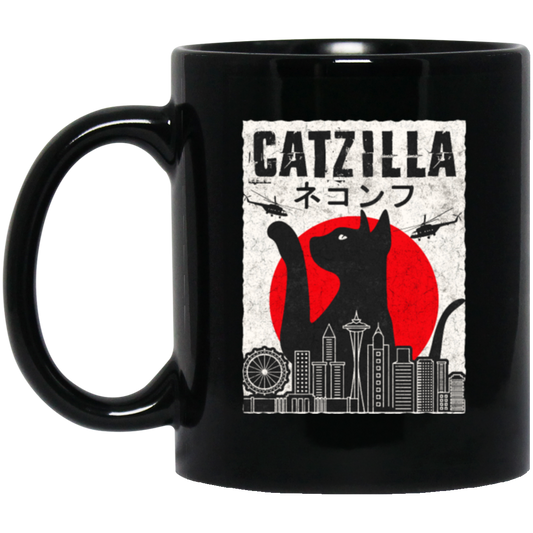 Anime Catzilla, Kawaii Cat Japanese Tokyo