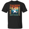 Vintage Teachers Can Do Virtually Anything, Unicorn Template Unisex T-Shirt